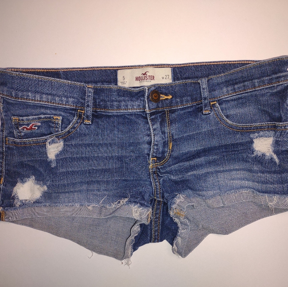 Hollister jean shorts